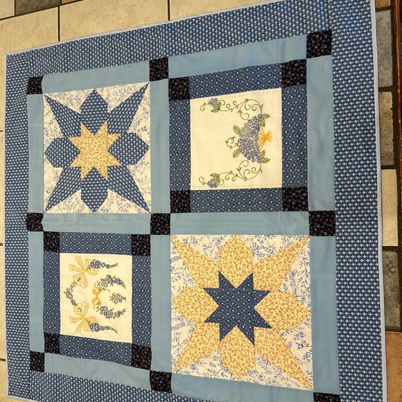Handmade Quilt Table Topper - Picture 10 of 12